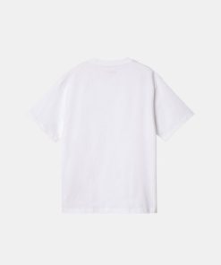 Kvinde Carhartt WIP T-Shirts | W Heart Patch Tee White