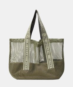 Kvinde Blanche Tasker & Punge | Tote Logo Bag Deep Linchen Green Deep Linchen Greeen