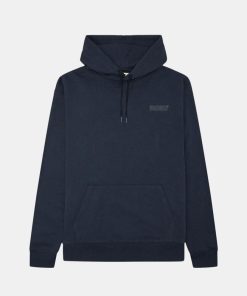 Mand Woodbird Sweatshirts | Wbpacs Fish Hoodie Navy