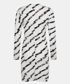 Kvinde Mads Nørgaard Kjoler | Altena Dress Paint Stripe Aop