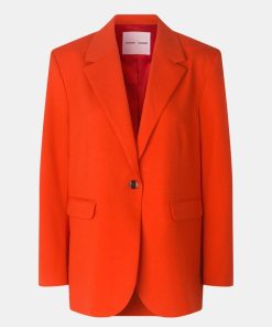 Kvinde Samsøe Samsøe Blazere | Haven Blazer Orange