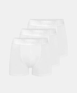 Mand Resterods Undertoj | 3-Pack Bamboo Boxers White