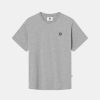 Mand Wood Wood T-Shirts | Ace Bikers Tee Grey Melange