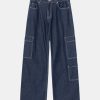 Kvinde Envii Jeans | Enbike Jeans Dark Blue Rinse