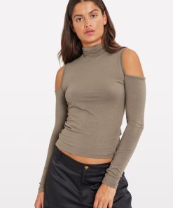 Kvinde Envii Toppe & Bluser | Enmarta Tee L/S T-N Bungee Cord