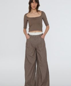 Kvinde Remain Bukser | Sama Pants Deep Taupe