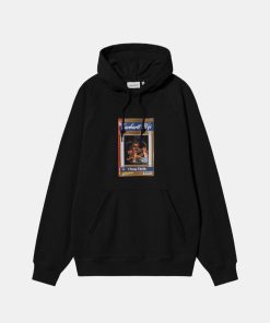 Mand Carhartt WIP Sweatshirts | Cheap Thrills Hoodie Black