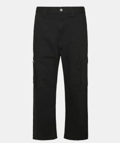 Mand DR.DENIM Bukser | Omar Utility Cargo Pants Dim Black