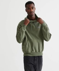 Mand Woodbird Sweatshirts | Wbpope Hkdk Hoodie Army Green