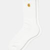 Mand Carhartt WIP Stromper | Chase Socks White