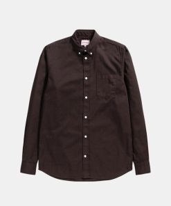 Mand Norse Projects Skjorter | Anton Shirt L/S Espresso