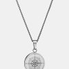 Mand Northern Legacy Smykker | Compass Necklace Silver