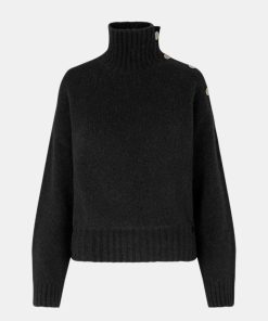 Kvinde Samsøe Samsøe Strik | Mandie Knit T-N Black