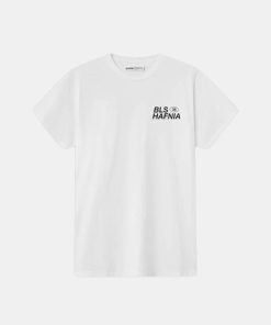 Mand BLS Hafnia T-Shirts | Cracked Varsity Tee White