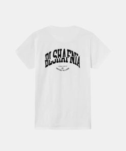 Mand BLS Hafnia T-Shirts | Cracked Varsity Tee White