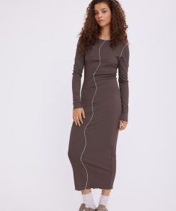 Kvinde Envii Kjoler | Enfork Dress Slate Black