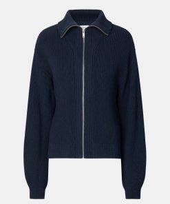 Kvinde Envii Strik | Enwashington Knit Navy Blazer