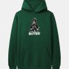 Mand Butter Goods Sweatshirts | Hound Embroidered Hoodie Dark Green