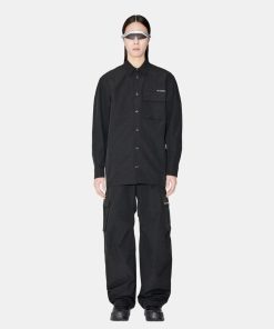 Mand HAN Kjøbenhavn Bukser | Ribstop Cargo Trousers Black