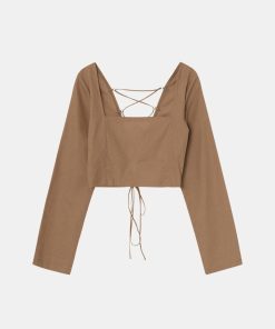 Kvinde Resume Toppe & Bluser | Mario Blouse Caramel