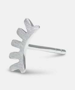 Kvinde LULU Copenhagen Smykker | Blink Ear Stud Brushed Silver