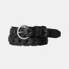 Kvinde Cala Jade Accessories | Braibe Belt Black Silver