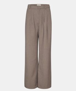 Kvinde Gestuz Bukser | Anciegz Pants Grey Structure