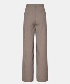 Kvinde Gestuz Bukser | Anciegz Pants Grey Structure