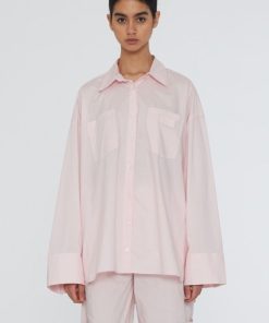 Kvinde Remain Skjorter | Poplin Oversized Shirt L/S