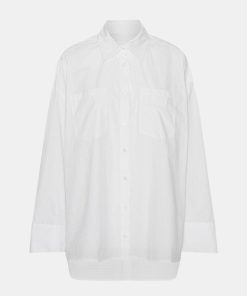 Kvinde Remain Skjorter | Poplin Oversized Shirt L/S