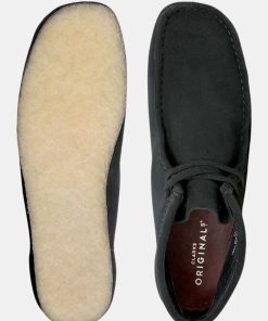 Mand Clarks | Wallabee Boots Black