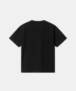 Kvinde Carhartt WIP T-Shirts | W Goblin Script Tee Black