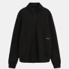 Mand Soulland Sweatshirts | Ken Sweatshirt 1/4 Zip Black