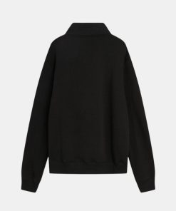 Mand Soulland Sweatshirts | Ken Sweatshirt 1/4 Zip Black