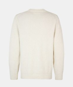 Mand Samsøe Samsøe Strik | Alts Knit Clear Cream