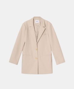 Kvinde Envii Blazere | Enbeta Blazer Oatmeal