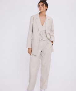 Kvinde Envii Blazere | Enbeta Blazer Oatmeal