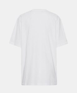 Kvinde ROTATE T-Shirts | Aster Tee Bright White