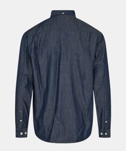 Mand MM Gallery Skjorter | Theo Denim Shirt Navy