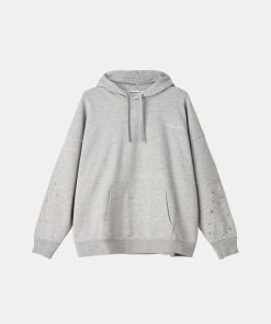 Kvinde H2OFagerholt Sweatshirts | You Rock Hoodie Grey Melange