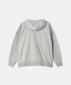 Kvinde H2OFagerholt Sweatshirts | You Rock Hoodie Grey Melange