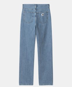 Kvinde Carhartt WIP Jeans | W Noxon Jeans Blue Stone Bleached