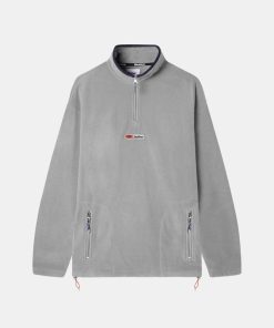 Mand Butter Goods Sweatshirts | Pitch Fleece Pullover Grey