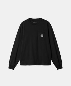 Kvinde Carhartt WIP T-Shirts | W Pocket Tee L/S