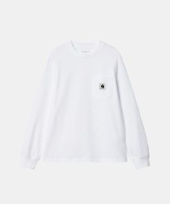 Kvinde Carhartt WIP T-Shirts | W Pocket Tee L/S