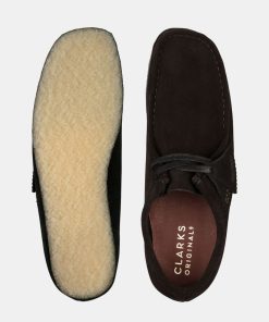 Mand Clarks | Wallabee Shoes Black