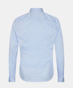 Mand MM Gallery Skjorter | Manny Stretch Shirt Light Blue