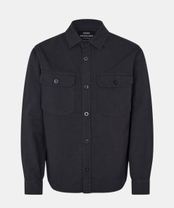 Mand Mads Nørgaard Skjorter | Skyler Shirt Black