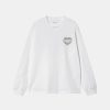 Kvinde Carhartt WIP T-Shirts | W Spree Tee L/S White