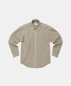 Mand NN07 Skjorter | Adwin Shirt L/S Khaki Stone 118 Khaki Stone